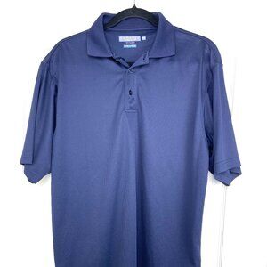 Eversole Run Polo Shirt E.V. Run Golf Mens Dark Blue Activewear EVR-DRI Size M